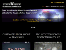 Tablet Screenshot of alarmvision.net